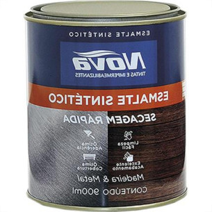 Tinta Esmalte. 1/4 (900ml) Sintetico Nova Preto Tinta Esmalte. 1/4 (900ml) Sintetico Nova Preto