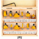 Fresa P/Tupia Eda Kit 12Pcs 6Mm 9Zp Fresa P/Tupia Eda Kit 12Pcs 6Mm 9Zp