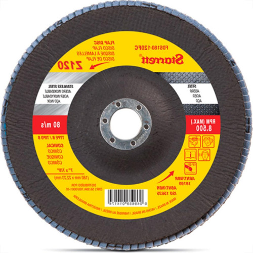 Disco Flap Starret 7 X 120 Zirconia Disco Flap Starret 7 X 120 Zirconia