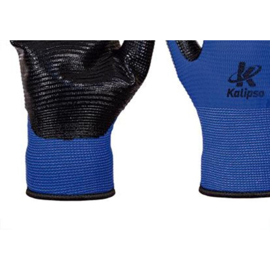 Luva Nbr Wave Kalipso Azul/Pr 08 - M