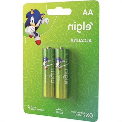 Pilha Alcalina Elgin Peq.Aa2 C/2 - Kit C/10 CA Pilha Alcalina Elgin Peq.Aa2 C/2 - Kit C/10 CA
