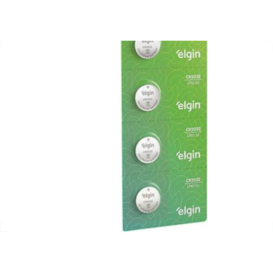 Pilha Bateria Litio 3V Cr2032 Elgin C/5 Pilha Bateria Litio 3V Cr2032 Elgin C/5