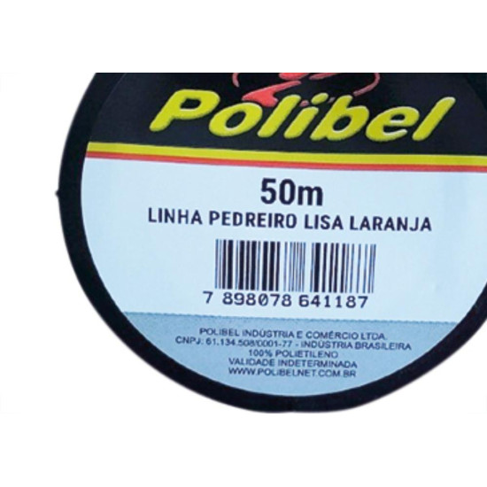 Linha Pedreiro Polibel Lisa Lr C/ 50Mt - Kit C/12 Unidades Linha Pedreiro Polibel Lisa Lr C/ 50Mt - Kit C/12 Unidades