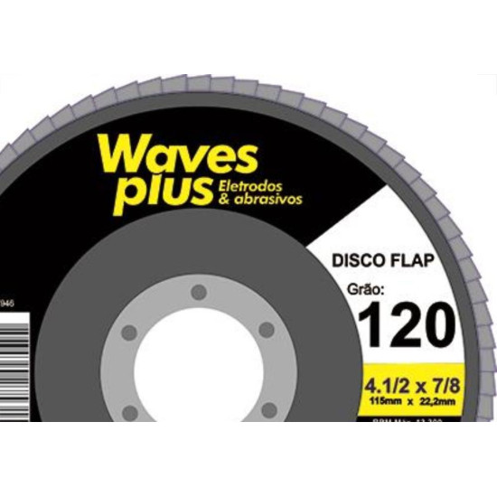 Disco Flap Waves 4.1/2 X120 Disco Flap Waves 4.1/2 X120