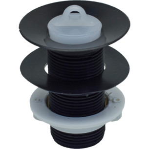 Valvula Plast Lavat S/Ladrao Preto Luconi - Kit C/25 Unidades