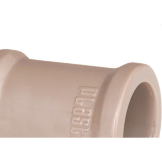 Luva PVC Liso Liso Marrom 2.1/2 Plastilit Luva PVC Liso Liso Marrom 2.1/2 Plastilit