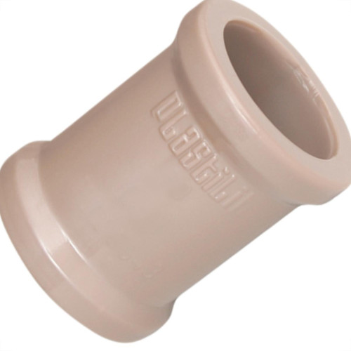 Luva Plastilit PVC Liso Liso 3 Marrom