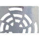Grelha Plast Quadr Cromado 10X10 Luconi Grelha Plast Quadr Cromado 10X10 Luconi