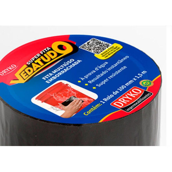 Drykofita Vedatudo Ultrad 100Mmx1,5M Preto