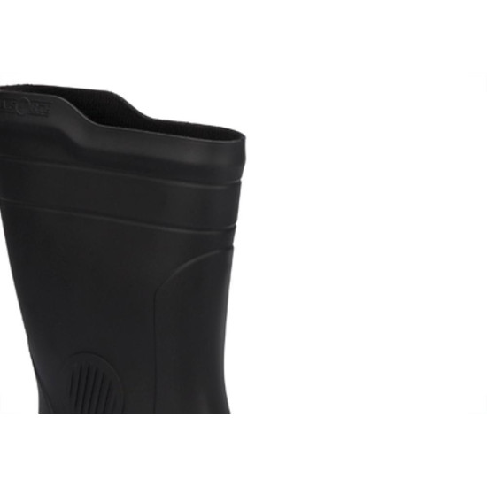 Bota Galocha Pega Forte Preto Cano Medio N.36 S/Forro Bota Galocha Pega Forte Preto Cano Medio N.36 S/Forro