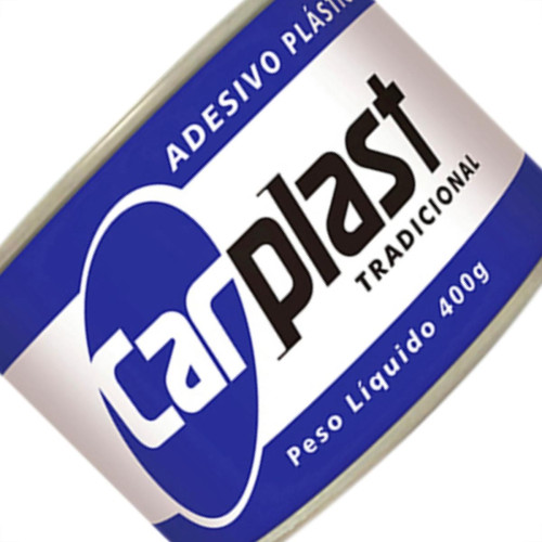 Massa Plastica 400Gr Carplast Branca - Kit C/12 Unidades
