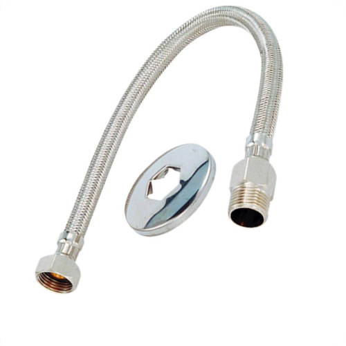 Engate Cromado Flex Alpha 60Cm Malha Inox Engate Cromado Flex Alpha 60Cm Malha Inox