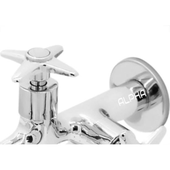 Torneira Cromado Alpha 1131 1/2-3/4 C23 Maquina Lav Torneira Cromado Alpha 1131 1/2-3/4 C23 Maquina Lav