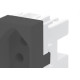 Modulo Fame Habitat Black 4034 1Tomada 10A