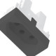 Modulo Fame Habitat Black 4036 1Tomada 20A Modulo Fame Habitat Black 4036 1Tomada 20A