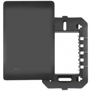 Espelho Placa Fame Habitat Black 4068 4X2 Cega