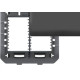 Espelho Placa Fame Habitat Black 4077 4X4 Cega
