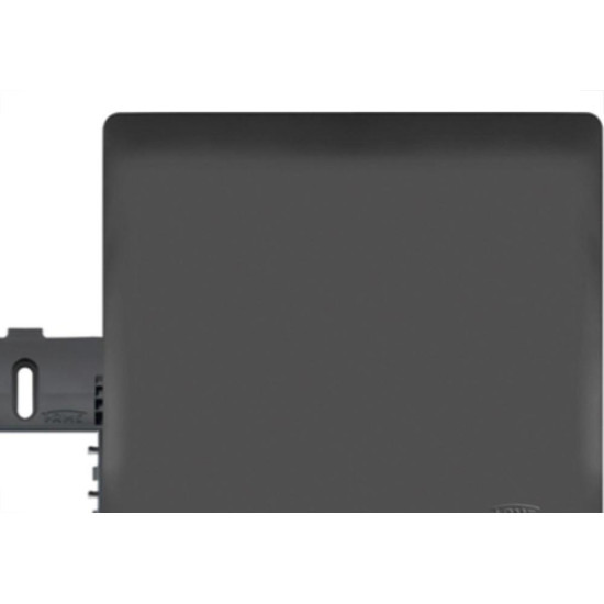 Espelho Placa Fame Habitat Black 4077 4X4 Cega