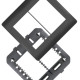 Espelho Placa Fame Habitat Black 4080 4X4 6Mod Espelho Placa Fame Habitat Black 4080 4X4 6Mod