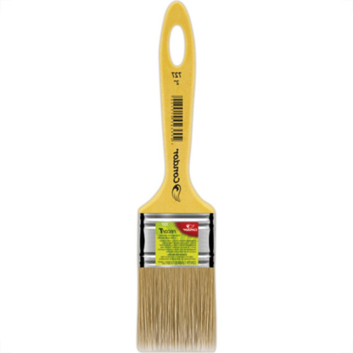 Trincha Pincel Condor 727 Recort E 2 Amarelo - Kit C/12 Unidades