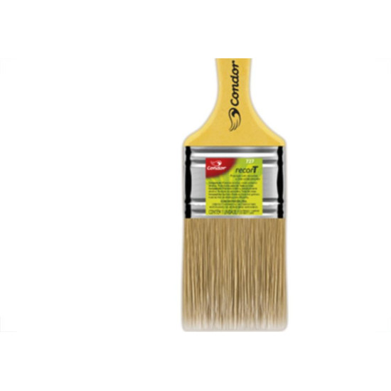 Trincha Pincel Condor 727 Recort E 2 Amarelo - Kit C/12 Unidades