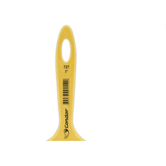 Trincha Pincel Condor 727 Recort E 2 Amarelo - Kit C/12 Unidades