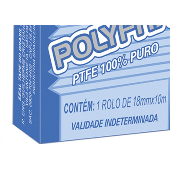 Veda Rosca Polyfita 3/4X10 - Kit C/40 Unidades