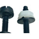 Acessorio P/Caixa Polyutil Conj Fix Parafuso Preto Acessorio P/Caixa Polyutil Conj Fix Parafuso Preto