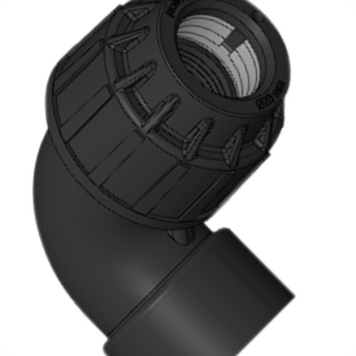 Cotovelo Polierg Pp 20X3/4 Ri Preto Cotovelo Polierg Pp 20X3/4 Ri Preto