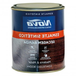 Tinta Esmalte. 1/4 (900ml) Sintetico Nova Platina Tinta Esmalte. 1/4 (900ml) Sintetico Nova Platina