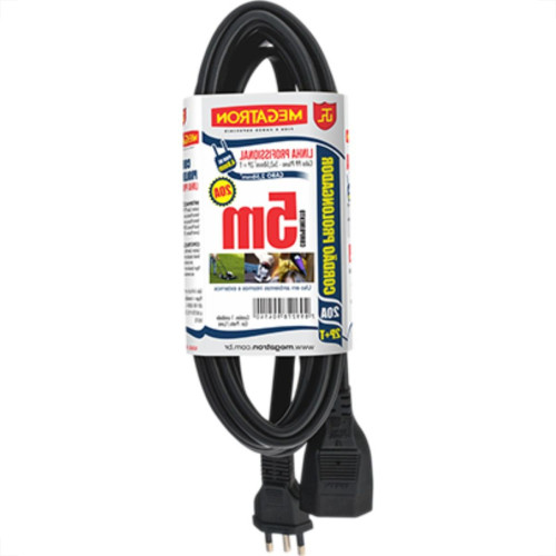 Cordao Prolongador Megatron Pp 3X2,5 5Mt Cordao Prolongador Megatron Pp 3X2,5 5Mt