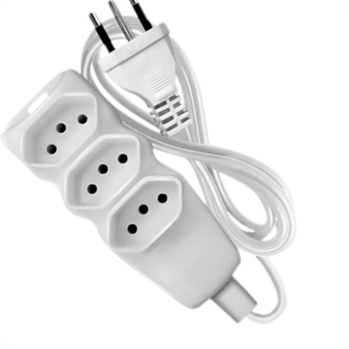 Extensao Megatron Pp 0,75 10Mt 2P+T10A Branco Extensao Megatron Pp 0,75 10Mt 2P+T10A Branco