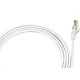 Fio Cabo Rede Patch Cord Branco Rj45 05Mt Fio Cabo Rede Patch Cord Branco Rj45 05Mt