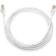 Fio Cabo Rede Patch Cord Branco Rj45 25Mt Fio Cabo Rede Patch Cord Branco Rj45 25Mt