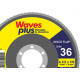 Disco Flap Waves 4.1/2 X 36 Zirconia Disco Flap Waves 4.1/2 X 36 Zirconia