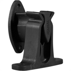 Fixador Porta P/Piso Pvc Radial Preto 