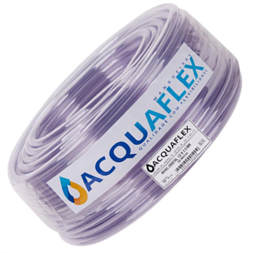 Mangueira Cristal Acquaflex A 3/8X1,5 50Mt