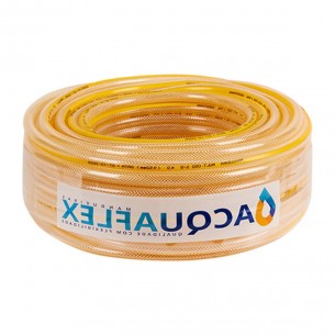 Mangueira Super Max Acquaflex 3/8X4,0 Amarelo 50Mt