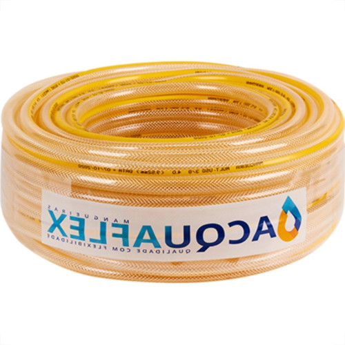 Mangueira Super Max Acquaflex 3/8X4,0 Amarelo 50Mt Mangueira Super Max Acquaflex 3/8X4,0 Amarelo 50Mt