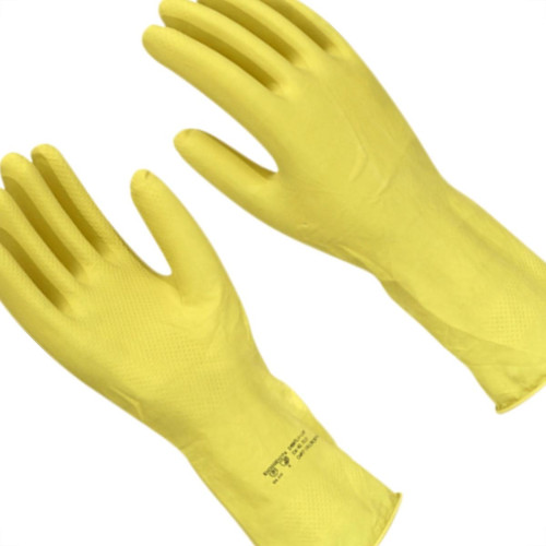 Luva Imbat Latex Forrada Amarelo 10-Gg - Kit C/12 Unidades Luva Imbat Latex Forrada Amarelo 10-Gg - Kit C/12 Unidades