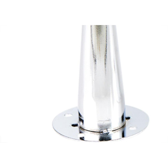 Pe Conico P/Moveis C/Regulagem 100Mm Cromado Pe Conico P/Moveis C/Regulagem 100Mm Cromado