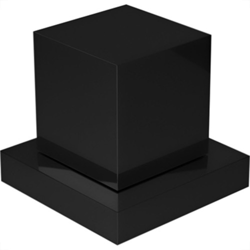 Acabamento P/Registro Alpha Black 3/4 C77 Acabamento P/Registro Alpha Black 3/4 C77