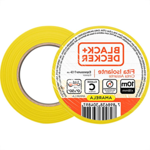 Fita Isol B_D 18X10 Amarela - Kit C/10 Unidades Fita Isol B_D 18X10 Amarela - Kit C/10 Unidades