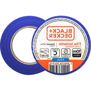 Fita Isol B_D 18X10 Azul . / Kit C/ 10 Unidades