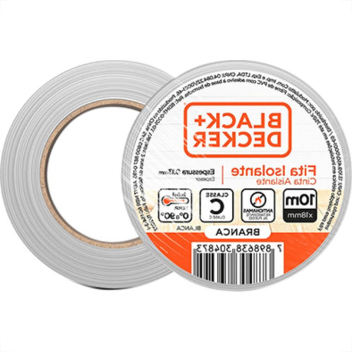 Fita Isol B_D 18X10 Branca - Kit C/10 Unidades Fita Isol B_D 18X10 Branca - Kit C/10 Unidades