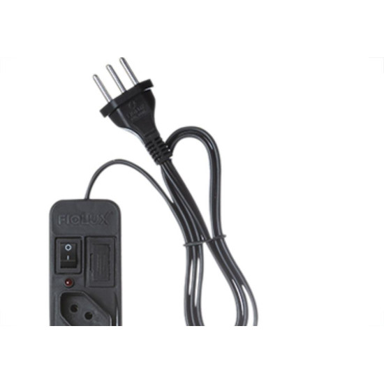 Filtro Linha Fiolux 4 Tomada Bivolt Preto Filtro Linha Fiolux 4 Tomada Bivolt Preto