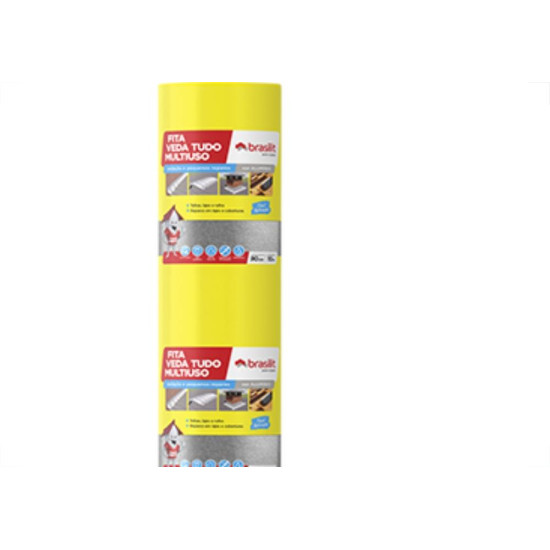 Brasilit Fita Adesiva Alum 90Cmx10Mt Brasilit Fita Adesiva Alum 90Cmx10Mt