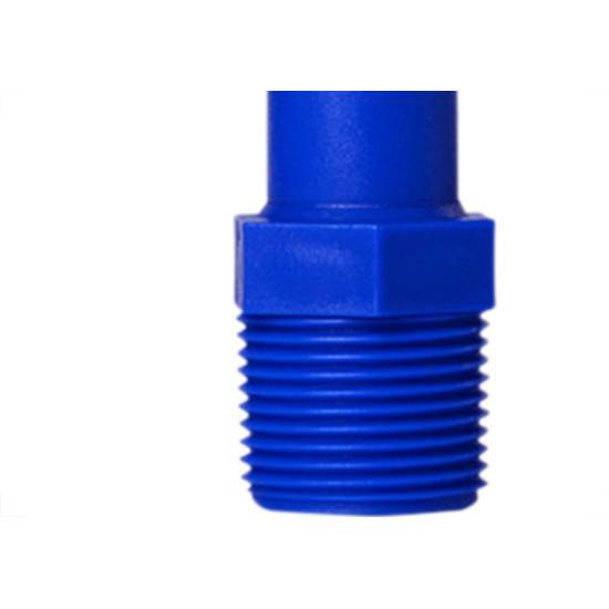 Adaptador Interno Mac Loren 1/2'' Azul - Kit C/25 Unidades