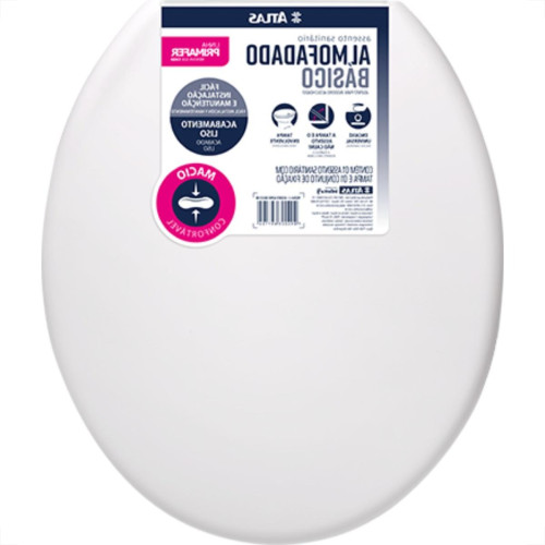 Assento Atlas Almofadado Branco Assento Atlas Almofadado Branco