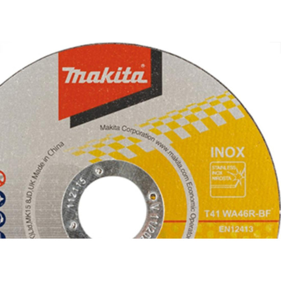 Disco Sped/Inox Makita 4.1/2X7/8X1.0 524 - Kit C/10 Unidades Disco Sped/Inox Makita 4.1/2X7/8X1.0 524 - Kit C/10 Unidades